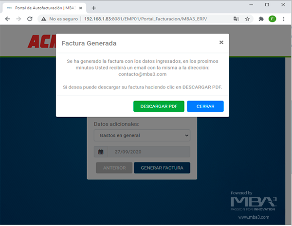 Factura Generada (5)