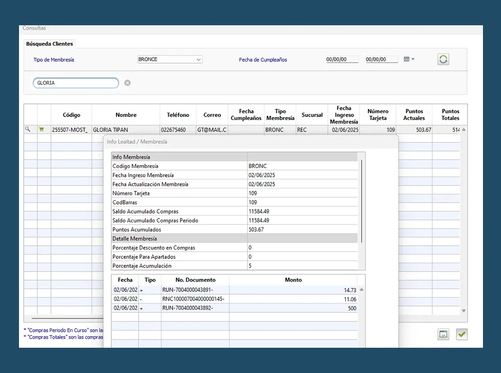 Búsqueda de Clientes