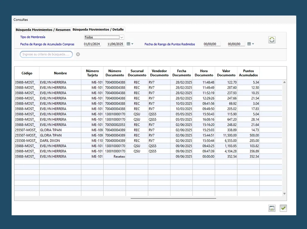 Resumen Búsqueda de Movimientos