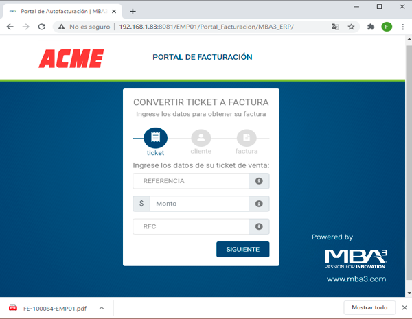 Convertir Ticket a Factura (1)
