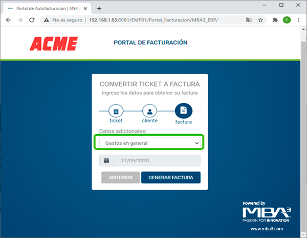 Datos de Factura (3)