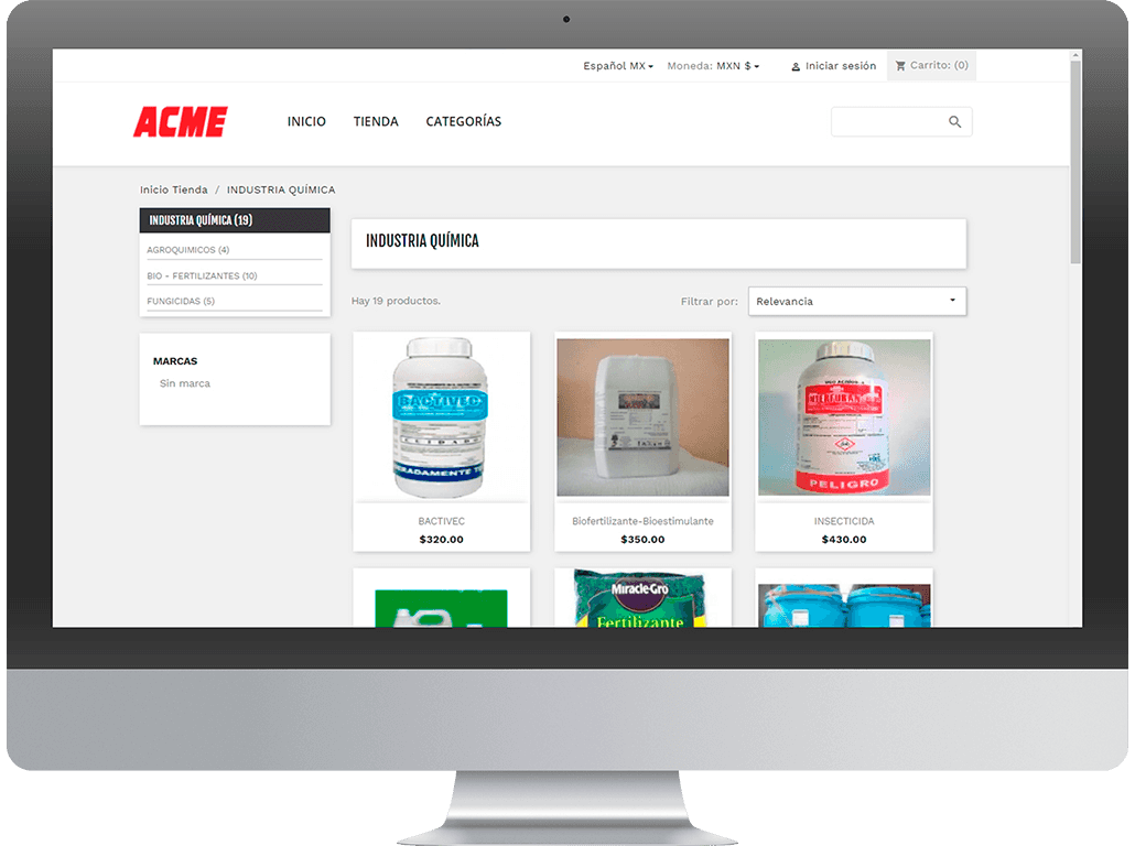 Ejemplo -  Industria Química