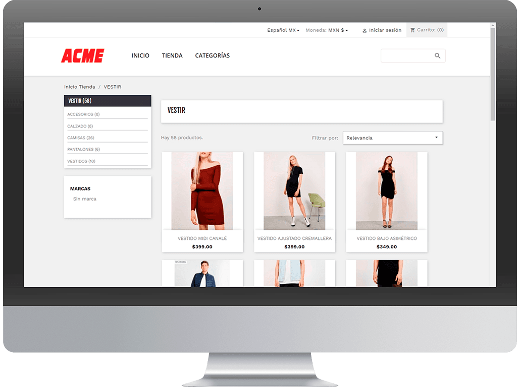 Ejemplo - Vestido y Moda