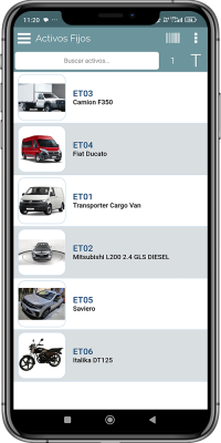 Consulta Activos Fijos Búsqueda