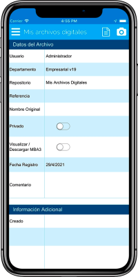 Datos del Archivo
