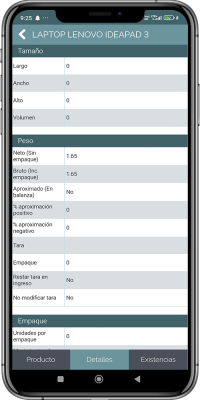 Detalles del Producto