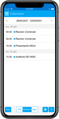 Calendario Semana