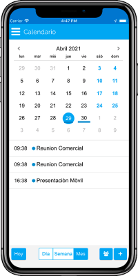 Calendario Mes