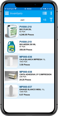 Consulta de Inventario