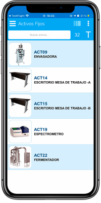 Catálogo de Activos Fijos